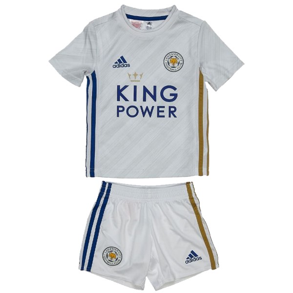 Camiseta Leicester City 2ª Kit Niños 2020 2021 Blanco